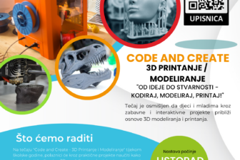 Code and Create : 3D printanje /  modeliranje